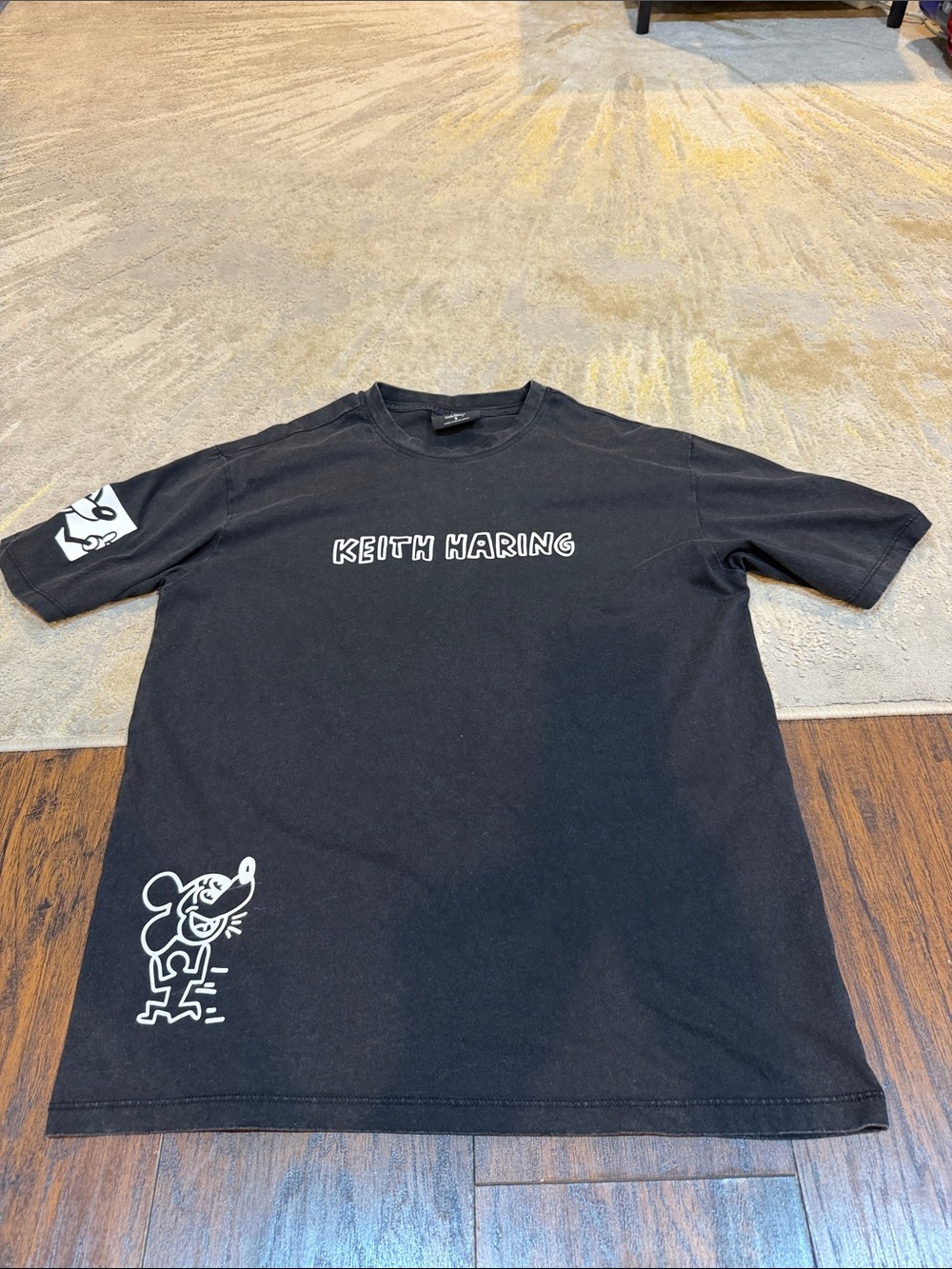 Keith Haring x Disney Mickey Mouse T-shirt SMALL LIMITED EDITION UNISEX